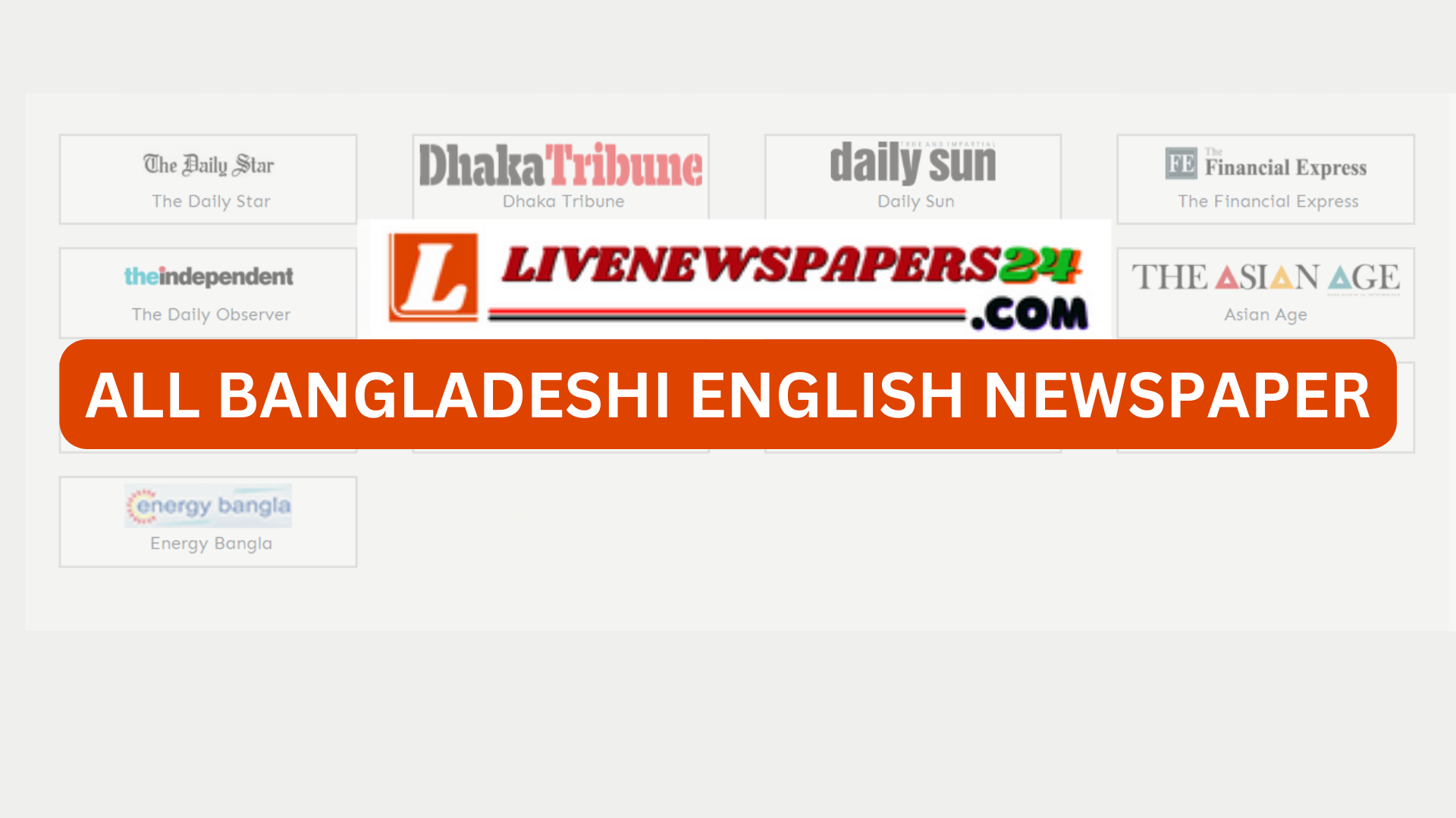 All Bangladeshi English Newspaper