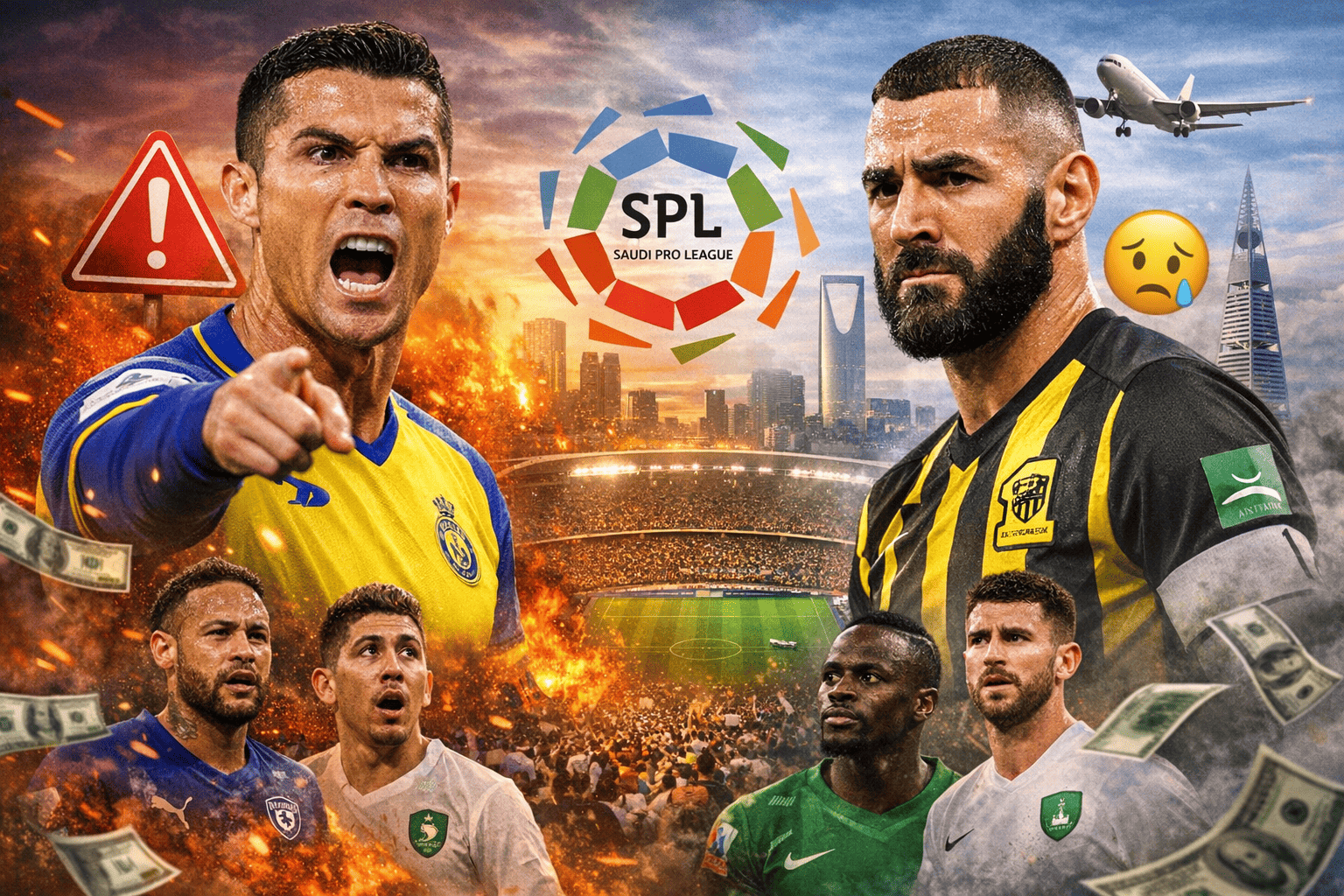 Cristiano Ronaldo Berulah, Karim Benzema Pindah: Megabintang Mengacaukan Peta Saudi Pro League